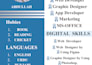 design professional ats friendly cv resume template for job seekers